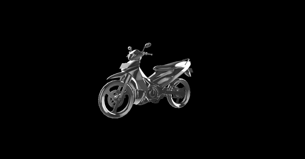 suzuki Caballero 150 moto motocicleta motor bicicleta motorrad 3d print model - Mito3D