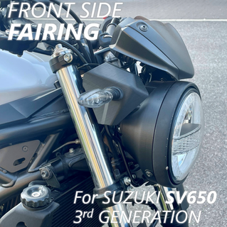 suzuki sv650 3rd generation 2016- front side fairing motorcycle turnindicator 3d print model - Mito3D