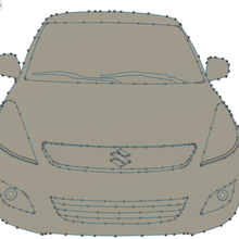 Suzuki schnell 2d Wagen 3d print model - Mito3D