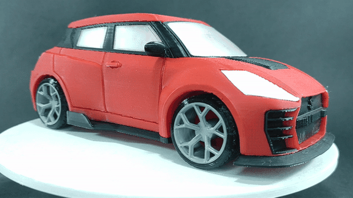 suzuki schnell sport benutzerdefiniert wagen 3d print model - Mito3D