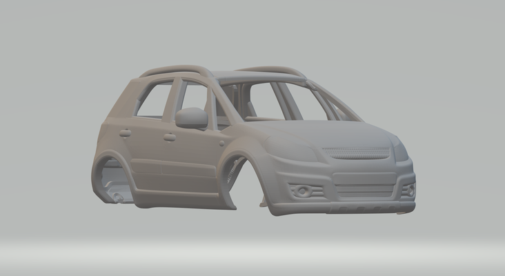 suzuki sx4 tragamonedas fundido presión caliente ruedas rc rcmodel espacio coche vehiculo calientes miniatura 3d print model - Mito3D