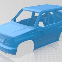 Suzuki Vitara 1989 druckbar Körper Wagen 3d print model - Mito3D