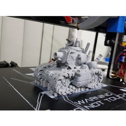 sv-001 metal slug tank game 3D print model - Mito3D