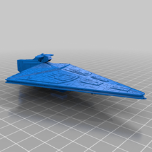 sw armada imperial ii frigate game scifi spaceship space ship starwars star wars wargaming toy accessories 3d print model - Mito3D