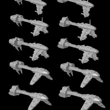 sw armada modificado nebulon pacote jogos fragata scifi nave espacial Guerra Estrelas Estrela guerras guerra brinquedo 3d print model - Mito3D