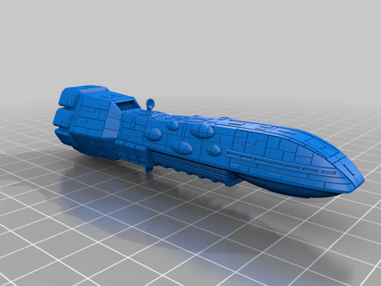 sw dreadnought class armada scifi starwars star wars toy game 3d print model - Mito3D