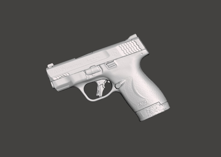 sw mp escudo smith wesson g19 g17 g22 p320 p10c kydex coldre arma fogo mofo 3d varredura 3D print model - Mito3D