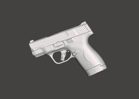 sw mp bouclier smith wesson g19 g17 g22 p320 p10c kydex étui pistolet moule 3d analyse 3d print model - Mito3D