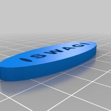 Swag papel peso moda impressionante legal Makerbot acessórios 3d print model - Mito3D