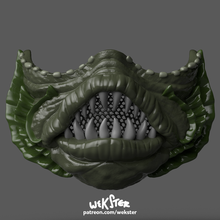 marais créature masque Halloween cosplay cosplayeur soutenir noir lagune horreur 3d print model - Mito3D