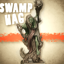 swamp hag art dnd miniature dungeons dragons fantasy green pathfinder witch creatures 3d print model - Mito3D