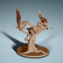 pantano pesadilla Arte animal criatura 3d print fantasía concepto imprimible alas dientes monstruo estatua miniatura vuelo 3d print model - Mito3D