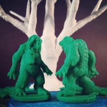 swamp trolls 18mm scale game 3d print model - Mito3D