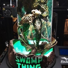 swamp art statue 3d print model - Mito3D