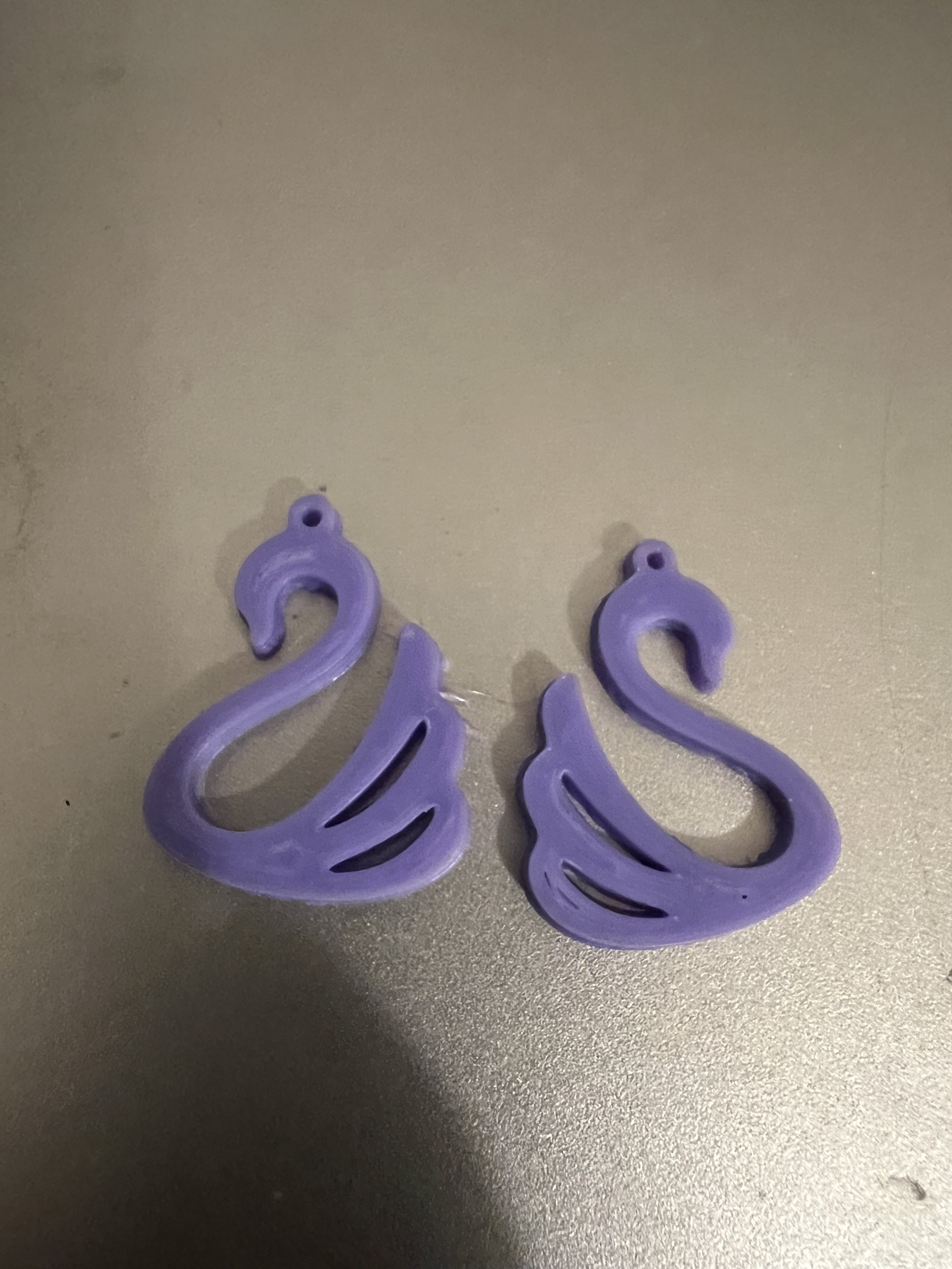 swan earring Jewelry earrings earings zaragoza key rings decoration turkeyfashion peacock-royal beads 3D print model - Mito3D