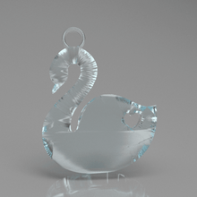 swan earrings jewelry christmas xmas idealab pendants pendant naturel nature river lake animal earring 3d print model - Mito3D