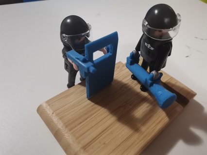 swat tactical add-on playmobil playmobil police swat  3d print model - Mito3D