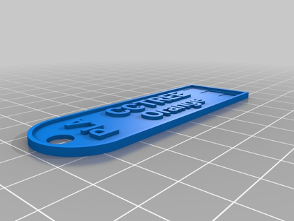 muestra tela cctree naranja herramientas personalizado 3d impresora accesorios 3d print model - Mito3D