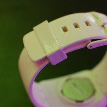 swatch touch spare strap fashion watch 3d print model - Mito3D