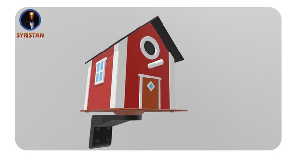 sweden birdhouse bird house birds nature wildlife landscape forest tree home nest 3d print model - Mito3D
