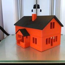 swedish farm house architecture buildings structures train sweden scale model 3d print model - Mito3D