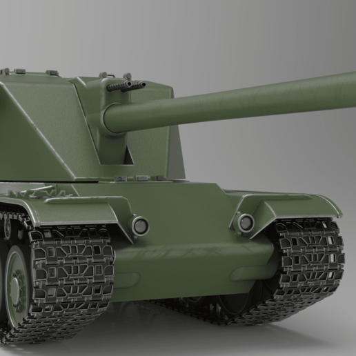 swedish heavy tank game weapon 3D print model - Mito3D