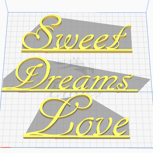 sweet dreams love art 3D print model - Mito3D
