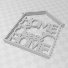sweet house wall art sign family decor positive message love 3d print model - Mito3D
