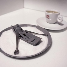 dolce vita di barche a remi sugar bowl strumento countertopchallenge controsoffitto sfida presentazione La stampa 3d 3d print model - Mito3D