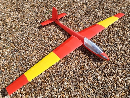 rápido s1 planeador rc Pendiente modelo acrobacia aérea 3d print model - Mito3D