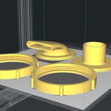 swimming pool nozzle 3d print model - Mito3D