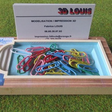 swimming pool gadget goodies business card 3d print model - Mito3D