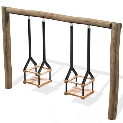 swing playground balanco caixas park kids kid child shool 3d 3d print model - Mito3D