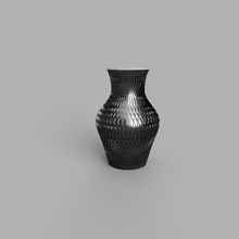 swirly vase wave decoration flower modern spiral art decor indestrial 3d print model - Mito3D