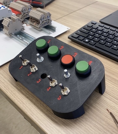 switch board plc electronics projects 3d print model - Mito3D