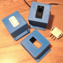 caixa do interruptor 5 de cm botier interrupteur ferramenta 3d print model - Mito3D