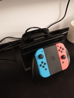 switch dock dual pro controller holder nintendo video games 3d print model - Mito3D