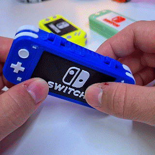 Schalter Gaming Fall Mantel Gadget lite Nintendo Spiele Gehäuse microsd sd Mikro Zelda Splatoon Mario Super 3d print model - Mito3D