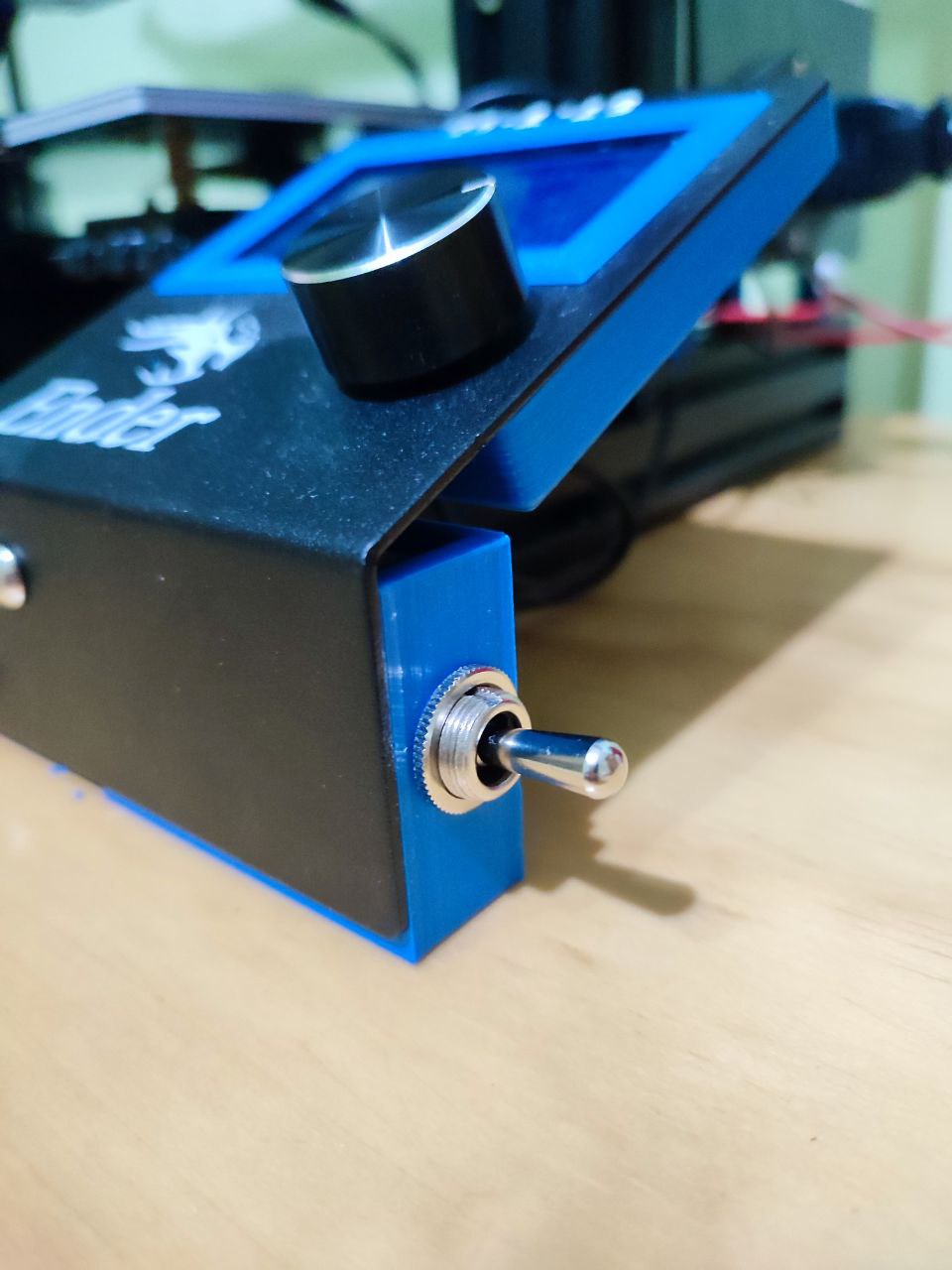 cambiar interruptor apoyo palanca luces bricolaje diy 3D print model - Mito3D