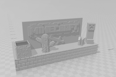 commutateur soutien minercraft Minecraft 3d print model - Mito3D