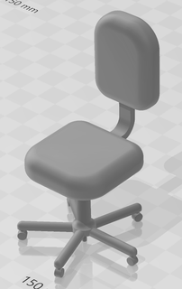 pivot chaise 1 10 16 Accueil maison modèle 3d print model - Mito3D