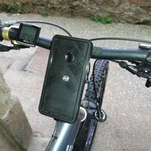 swivel phone holder atv gadget support bike mountain gps 3d print model - Mito3D