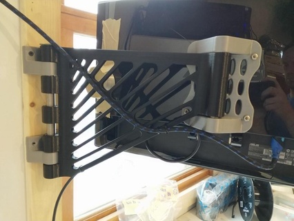 giratorio monitor montar 100x100mm vesa computadora 3d print model - Mito3D