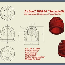 sallamak salyangozlar hdr50 3d print model - Mito3D