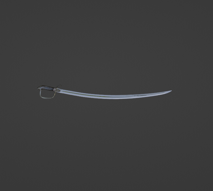 espada arma medieval 3D print model - Mito3D
