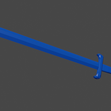 sword tool toy 3d print model - Mito3D