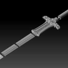 sword - conan cosplay 3d print model - Mito3D