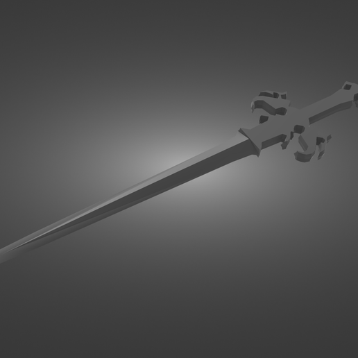 sword 001 3D print model - Mito3D