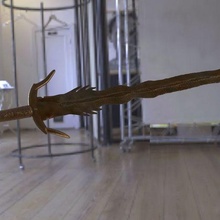 épée incurvé guerre fantaisie arme bronze Seigneur tendance Anneaux Trône Fer Narnia sorcier godille 3d print model - Mito3D