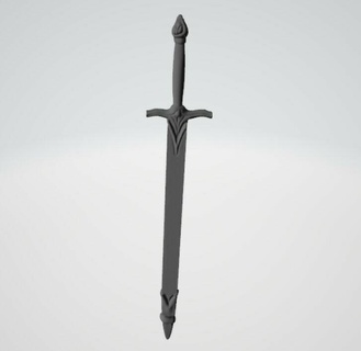 sword galadriel 3d print model - Mito3D